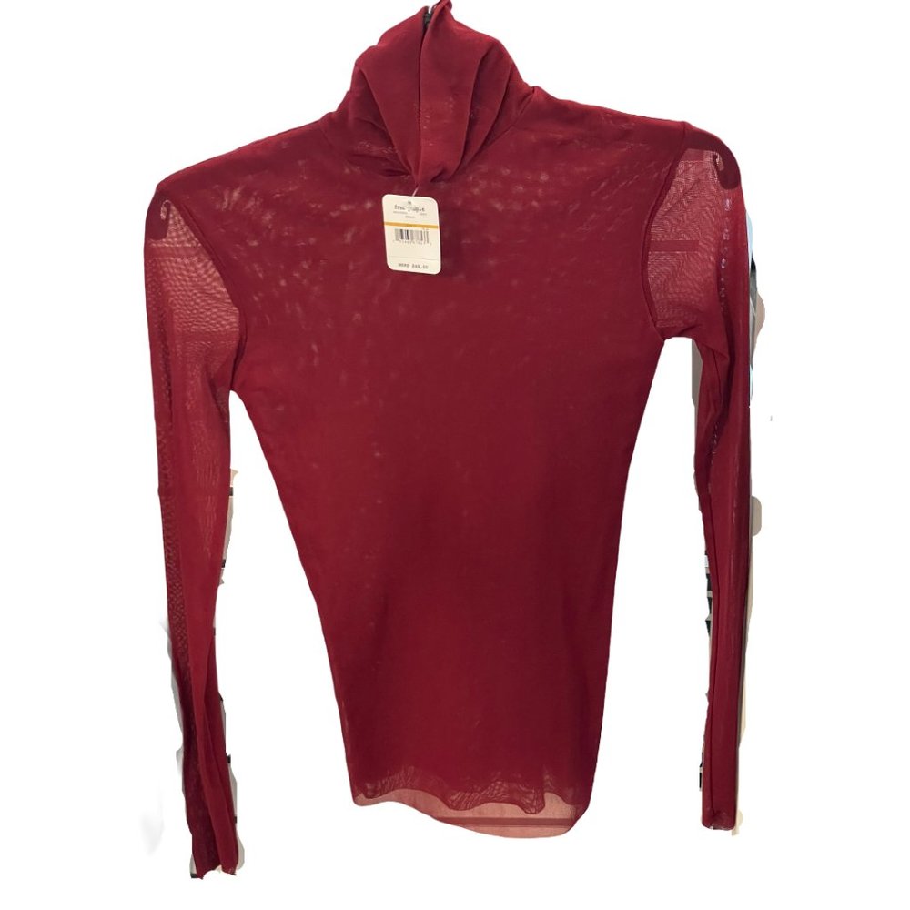 Free People Sheer Turtle Neck